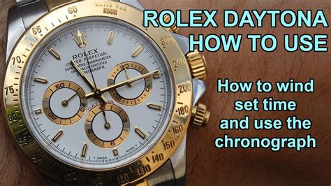 rolex daytona functions|explain the rolex daytonas operations.